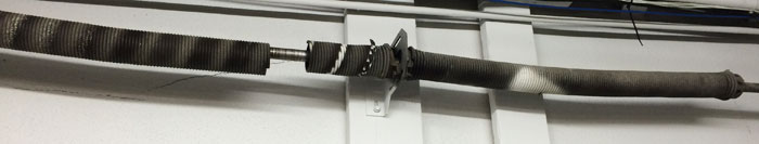 Broken Torsion spring Buffalo